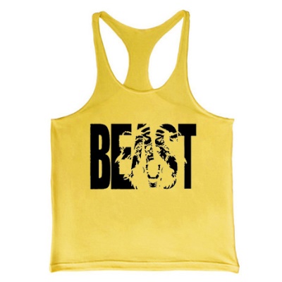 Gilet de sport pour hommes lâche et respirant I sans manches coton