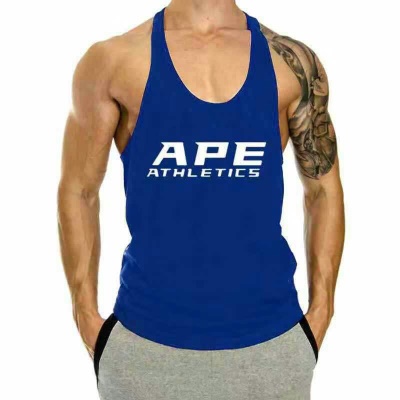 Gilet de sport pour hommes loose respirant I imprimé lettre sans manches