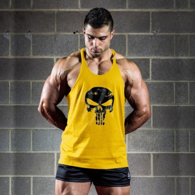 Gilet de sport pour hommes en coton harnais d'entraînement de fitness