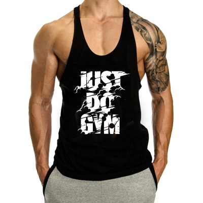 Gilet de sport de fitness T-shirt ample sans manches