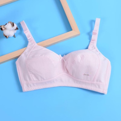 soutien-gorge lingerie coton sans anneau en acier absorbant la transpiration et respirant