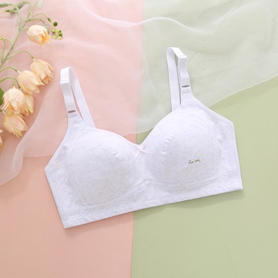 soutien-gorge lingerie coton doux respirant fixation double bandoulière