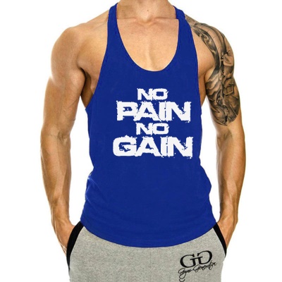 Gilet de fitness pour hommes lâche, respirant et absorbant la
