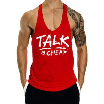 T-shirt sans manches col rond avec gilet de sport grande taille