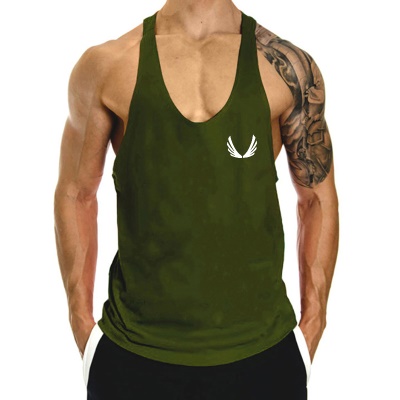 Gilet en I avec bretelles de sport sans manches amples