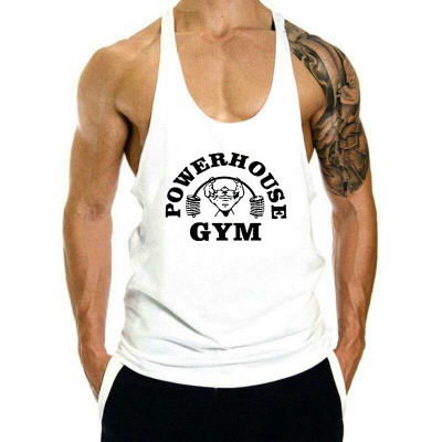 Gilet en I T-shirt sans manches Vêtements de fitness amples