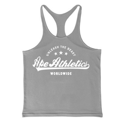 Gilet de sport pour hommes Loose Sling Letter Print