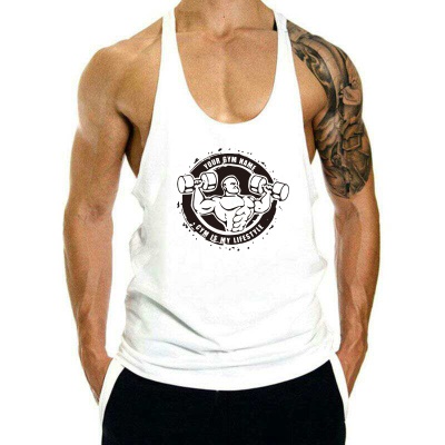 gilet Hommes sans manches T-shirt grande taille bas