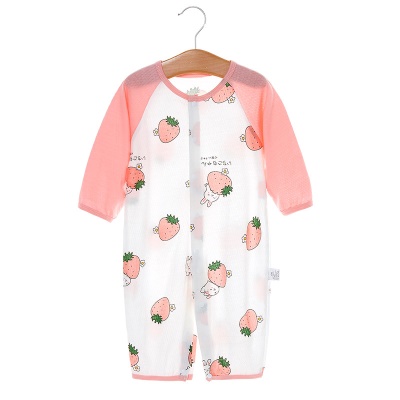 Combinaison bébé en maille de coton respirante et légère