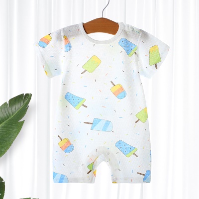 Combinaison bébé en coton, tricot léger et respirant