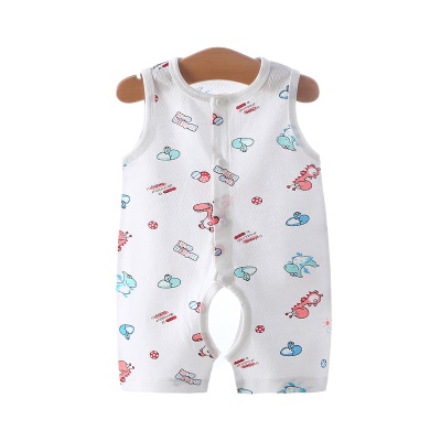 Combinaison pour bébé Gilet ouvert en coton léger et respirant