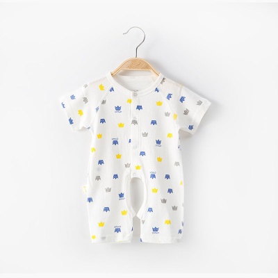Combinaison bébé coton simple boutonnage ouvert
