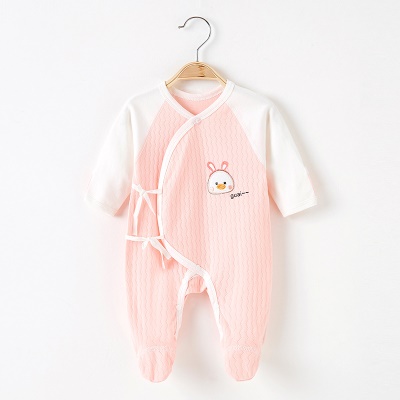 Combinaison pour bébé en coton avec imprimé animal ondulé