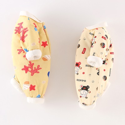 Combinaison bébé 3 couches clip coton revers chauds