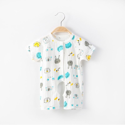 Combinaison bébé coton simple boutonnage ouvert