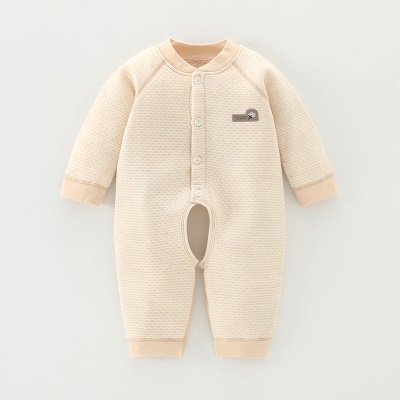 Combinaison bébé 3 couches clip coton ouvert simple boutonnage