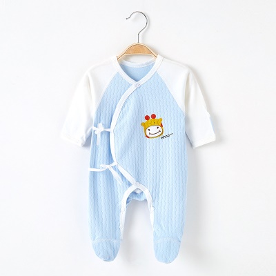 Combinaison pour bébé en coton avec imprimé animal ondulé