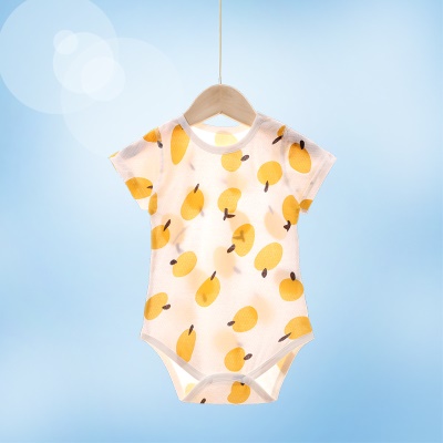 Combinaison bébé en maille de coton jacquard confortable et respirant