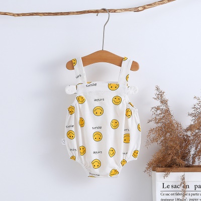 Combinaison bébé en coton imprimé