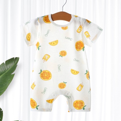 Combinaison bébé en coton, tricot léger et respirant