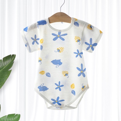Vêtements pour bébés une pièce en coton imprimé