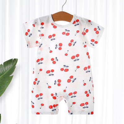 Combinaison bébé en coton, tricot léger et respirant