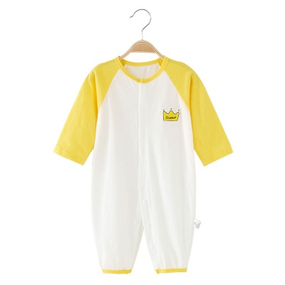 Combinaison bébé en filet de coton respirant et lâche