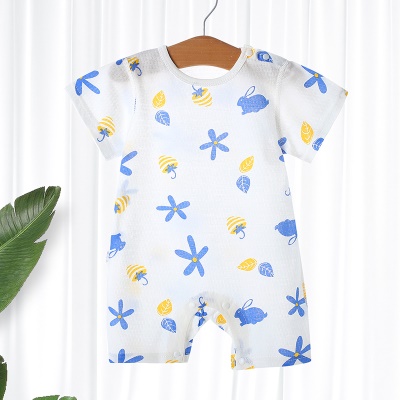 Combinaison bébé en coton, tricot léger et respirant