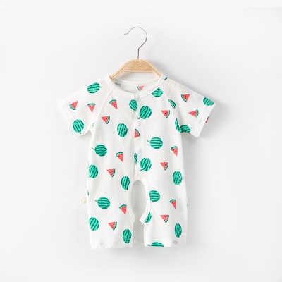 Combinaison bébé coton simple boutonnage ouvert