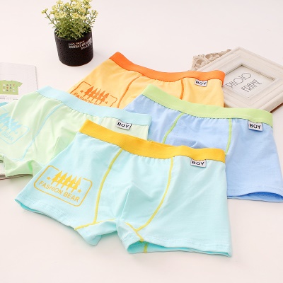 boxer shorts pour Petits et moyens enfants slips Xinjiang coton