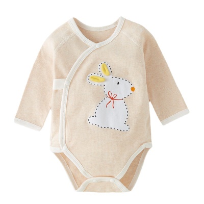 Combinaison bébé en coton shudup patte oblique simple boutonnage respirant