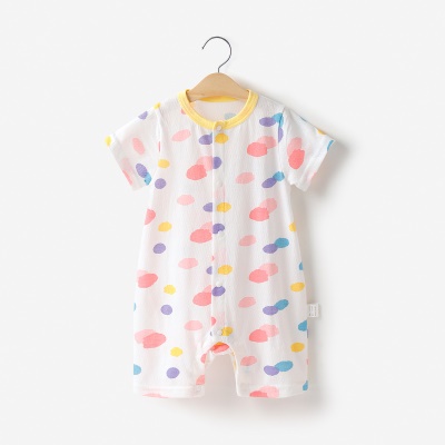 Combinaison bébé cardigan en coton léger et respirant