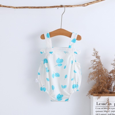 Combinaison bébé en coton imprimé