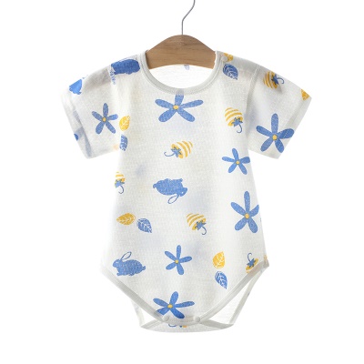 Vêtements pour bébés une pièce en coton imprimé