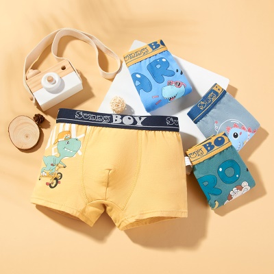 Shorts pour enfants moyens et grands antibactériens minces ensemble de 4 barres