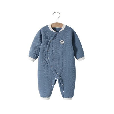 Combinaison bébé triple couche clip coton imprimé chaud