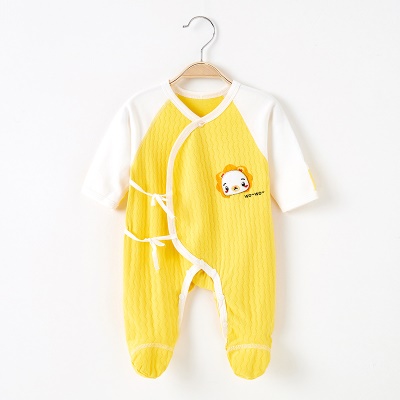 Combinaison pour bébé en coton avec imprimé animal ondulé