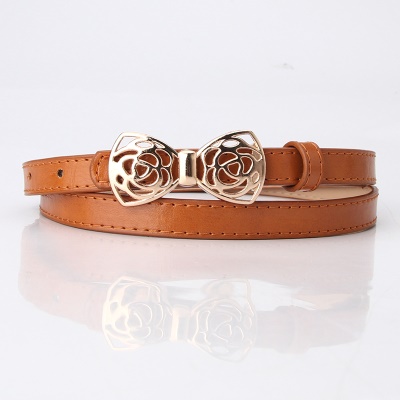 Bow ceinture jupe ceinture en cuir décoratif pu cuir verni
