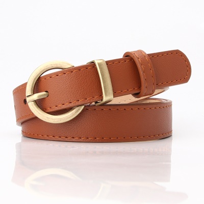 Ceinture de pantalon pour femmes avec boucle à aiguille décorative