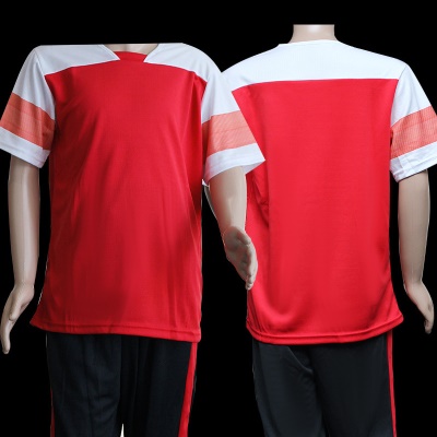 Maillot de football en fibre de polyester absorbant l'humidité, respirant et séchant rapidement