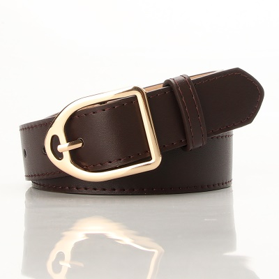 Ceinture pour femmes avec boucle en alliage Ceinture polyvalente