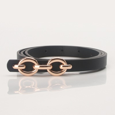 Ceinture femme en alliage de cuir PU boucle ovale orale