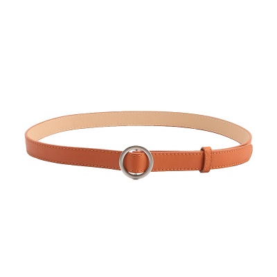 Ceinture étudiante avec boucle ronde non perforée