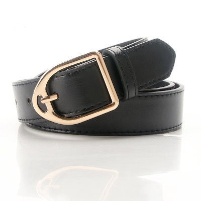 Ceinture pour femmes avec boucle en alliage Ceinture polyvalente