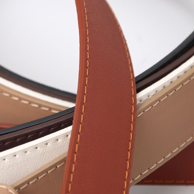 Ceinture pour femmes en alliage boucle aiguille en cuir PU ceinture taille