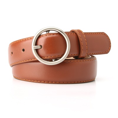 Ceinture femme boucle ronde pu Ceinture