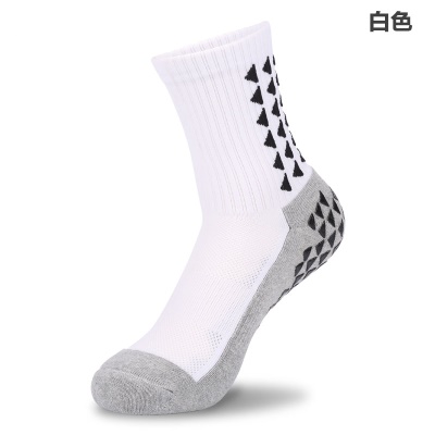 Chaussettes de football antidérapantes à tube moyen distribuées pour épaissir et absorber la transpiration