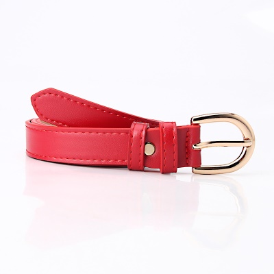 Ceinture femme en alliage boucle aiguille pu ceinture fine