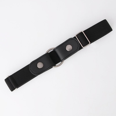 Ceinture femme élastique taille fermée sans bouton en alliage perforé