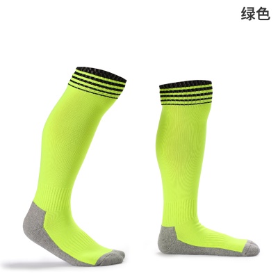 Chaussettes de football à tube long fond épaissi serviette antidérapant et résistant à l'usure